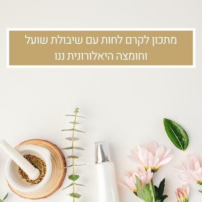 מתכון לקרם לחות עם שיבולת שועל וחומצה היאלורונית ננו